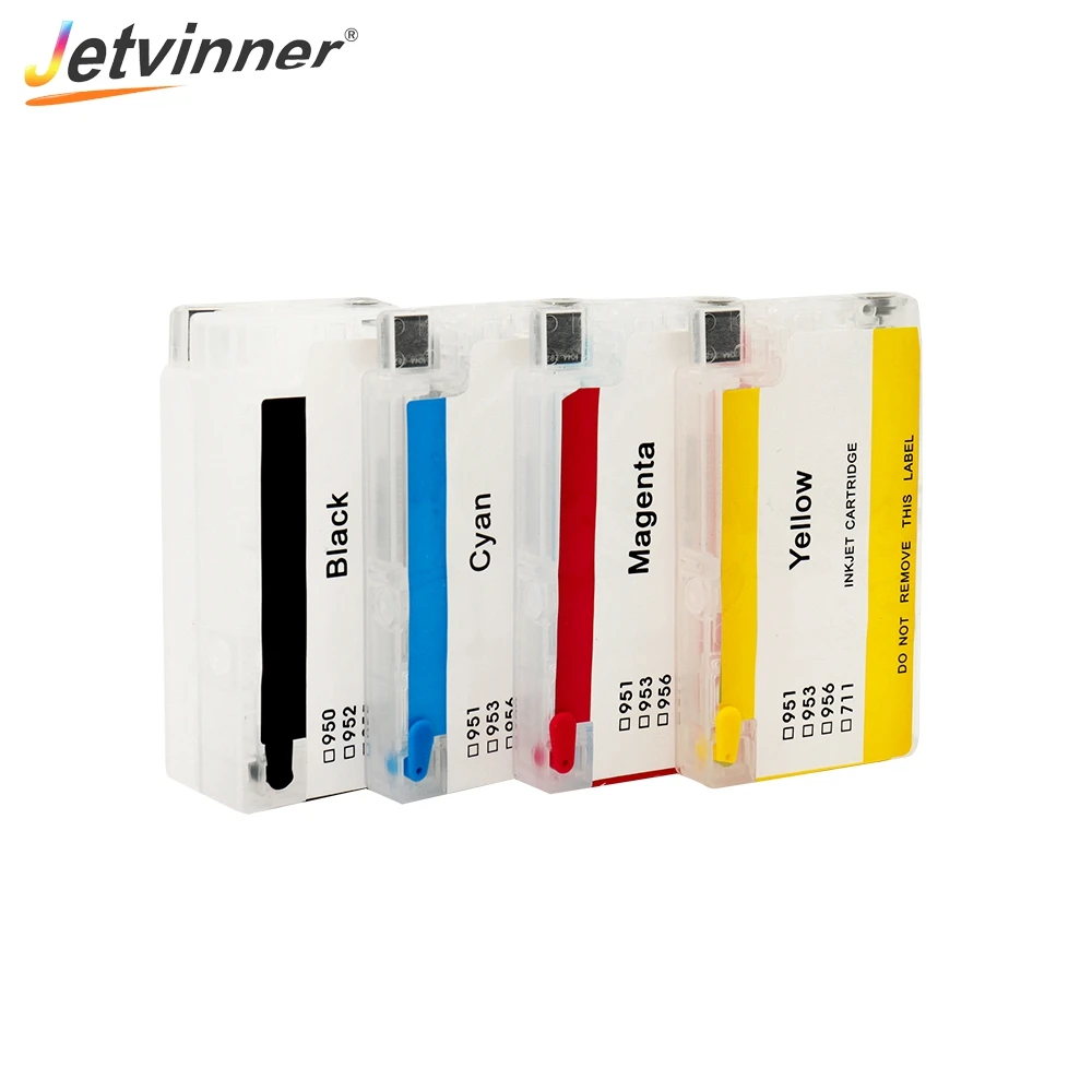 Jetvinner для HP 950 951xl 951 перезаправляемый картридж Officejet Pro 8100 8600 8610 8620 8630 8660 8615 8625 251dw |
