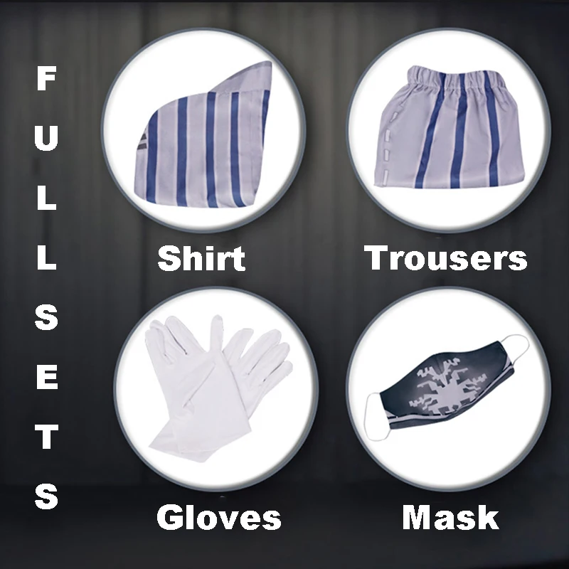 

Game Identity V Cosplay costumes Survivor Embalmer,Aesop Carl Cosplay Costume Rorschach Physician Skin Uniforms Suits Cloth Set