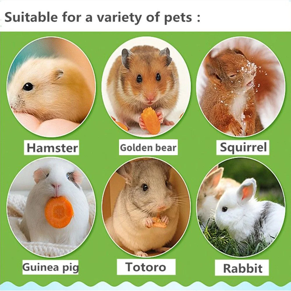 

Foldable Woven Grass Pet Rabbit Hamster Guinea Pig Cage Nests House Chew Toy Breathable Summer Straw Small Animal Grass Nest