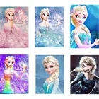 Алмазная картина сделай сам Disney 5D, мультфильмы, принцесса Эльза, наборы для вышивки крестиком, алмазная вышивка, полная мозаика, домашний декор, подарок