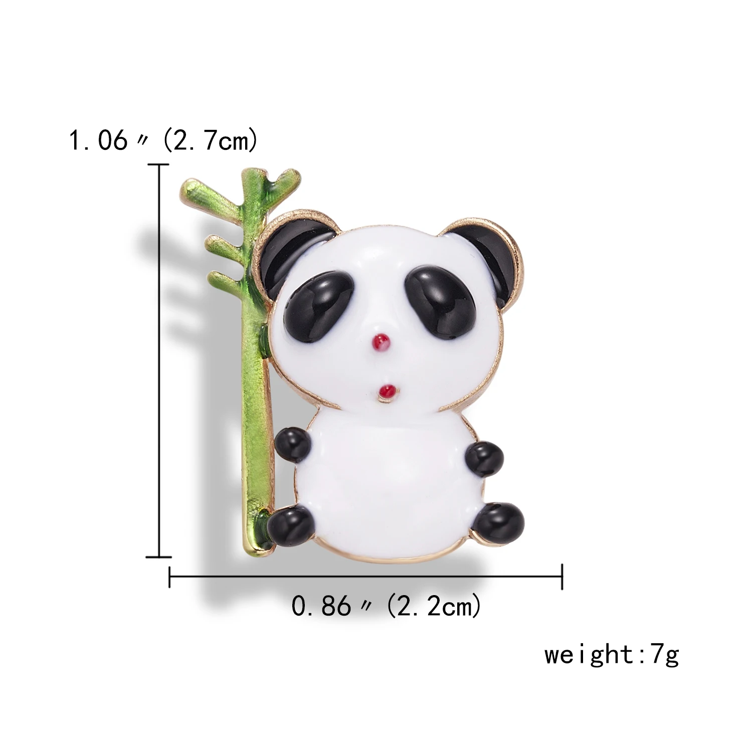 

RINHOO Enamel Panda Hug Bamboo Brooches For Women Green Plant Casual Party Animal Brooch Pins Clothing Accessories Jewelry