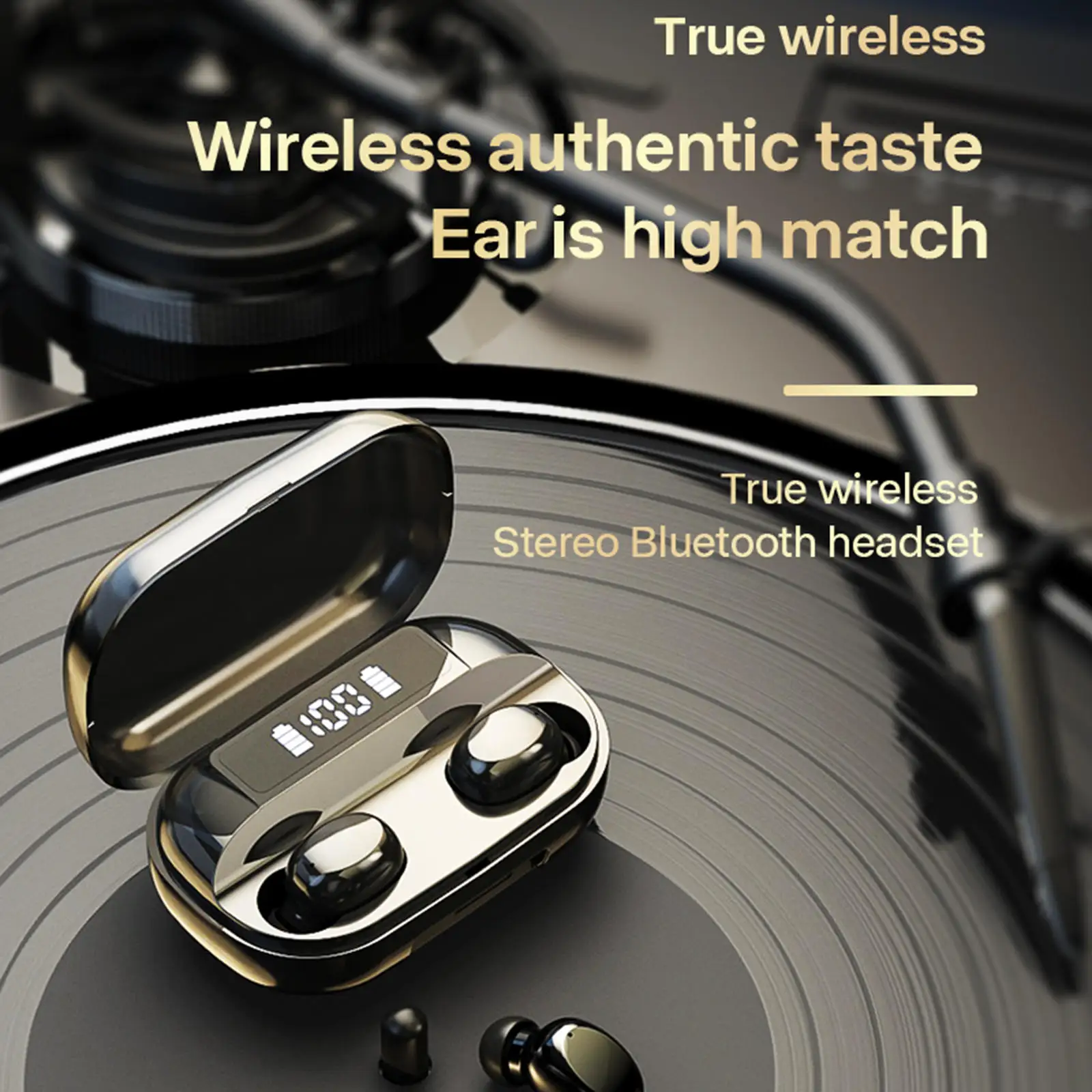 Наушники-вкладыши Bluetooth 5 2 игровые наушники с NFC двусторонние стерео