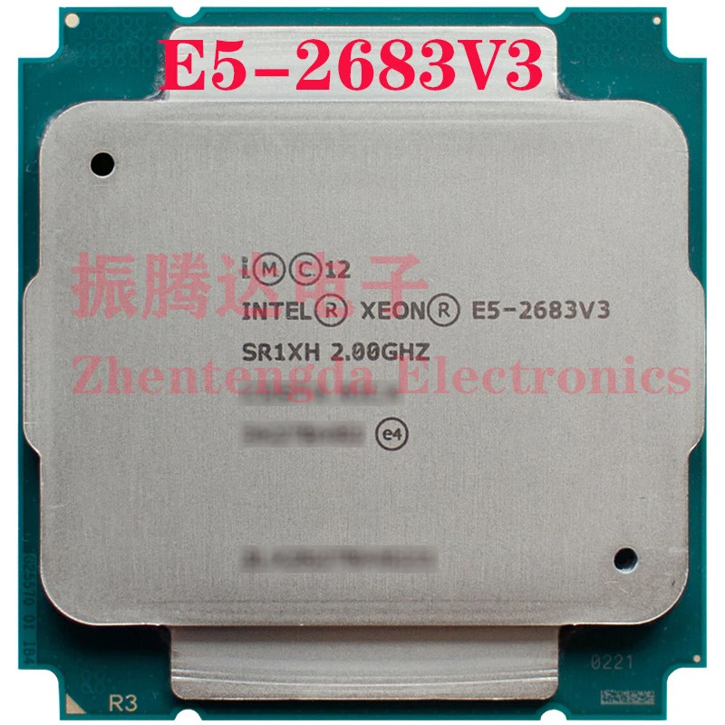 

Intel Xeon E5-2683 v3 Processor 2GHz 35MB 14 Core 28 Threads LGA 2011-v3 E5-2683V3 CPU Processor