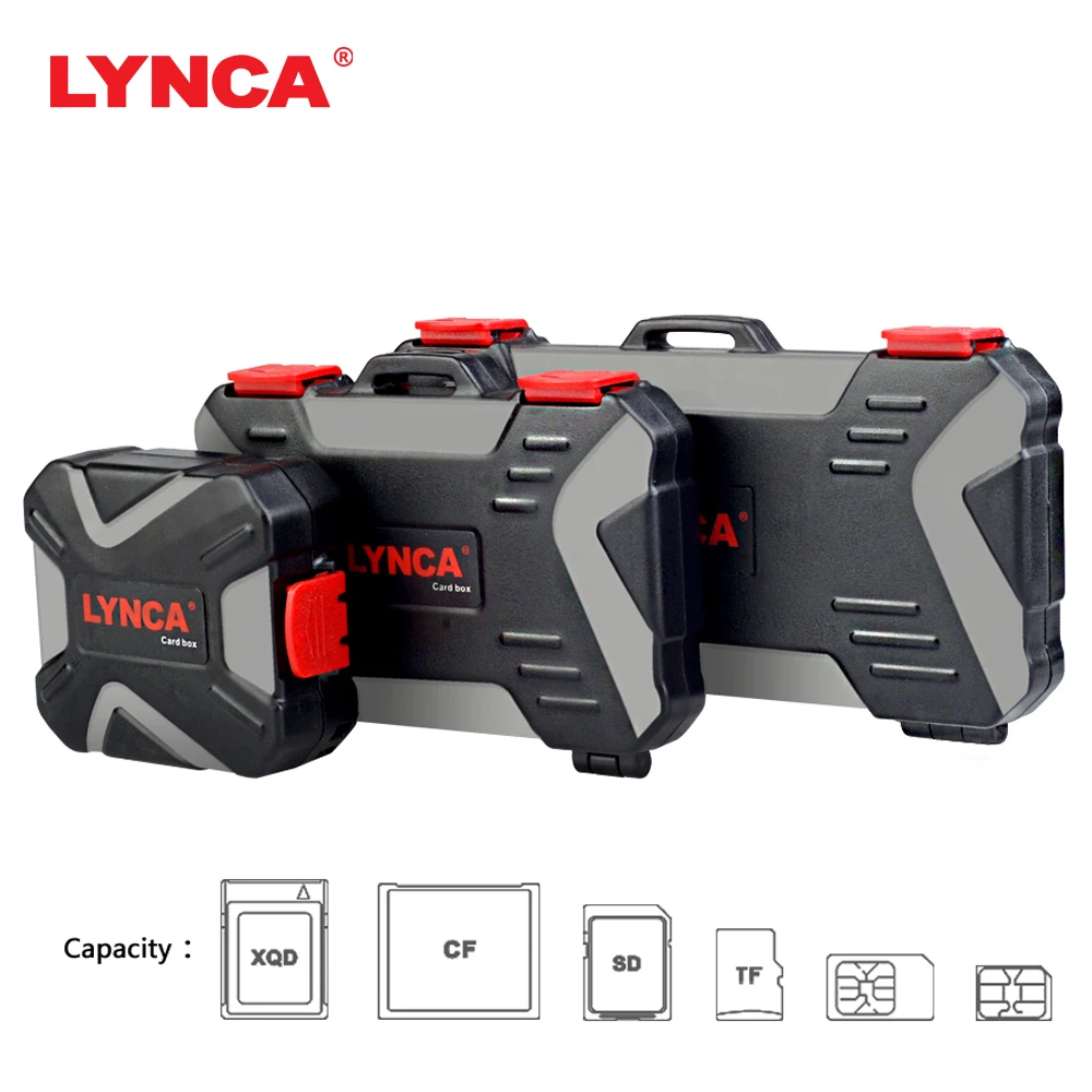 LYNCA держатель карты памяти чехол для XQD CF SD сим-карта TF Водонепроницаемая защитная коробка для хранения держатель Органайзер