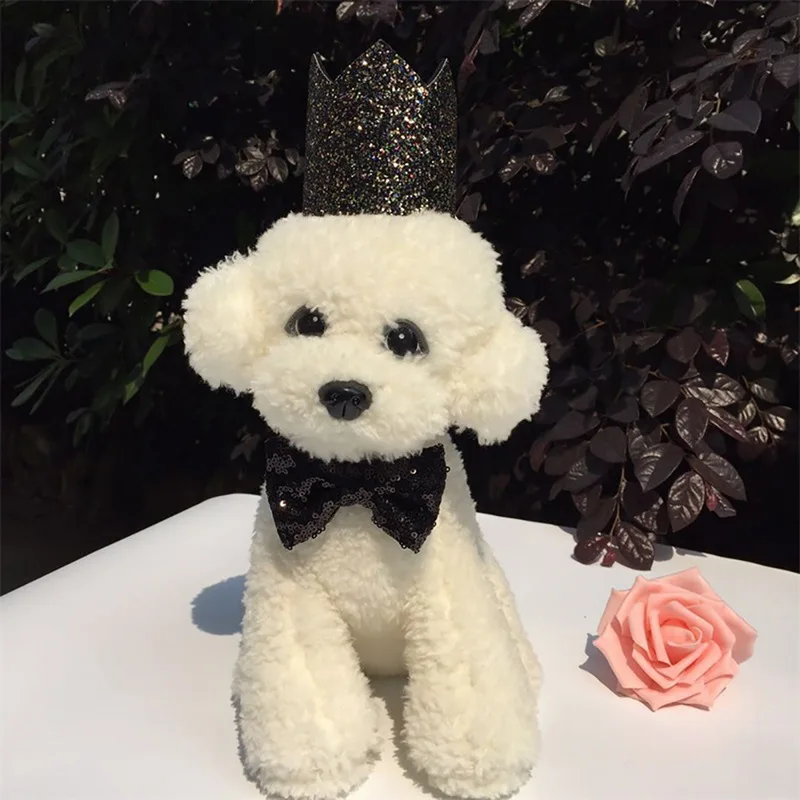 Шапки для собак с бантом костюм кошек на день рождения головной убор блестками шапка рождественской