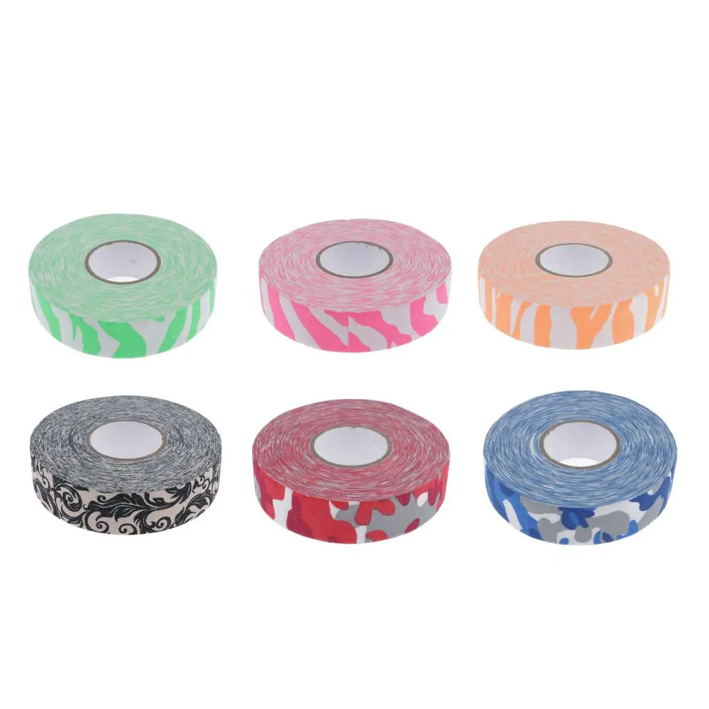 

Ice Hockey Stick Tape for Stick/Shaft/Bat, 25mm x 25m Tennis Racket Grip Tape Overgrip Wrap Choose Colors