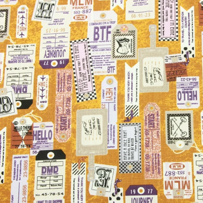 Половинная утолщенная хлопчатобумажная ткань с европейским и американским