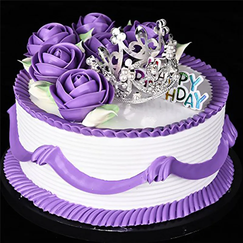 TTLIFE мини Корона для торта Хрустальная жемчужная тиара детские украшения волос