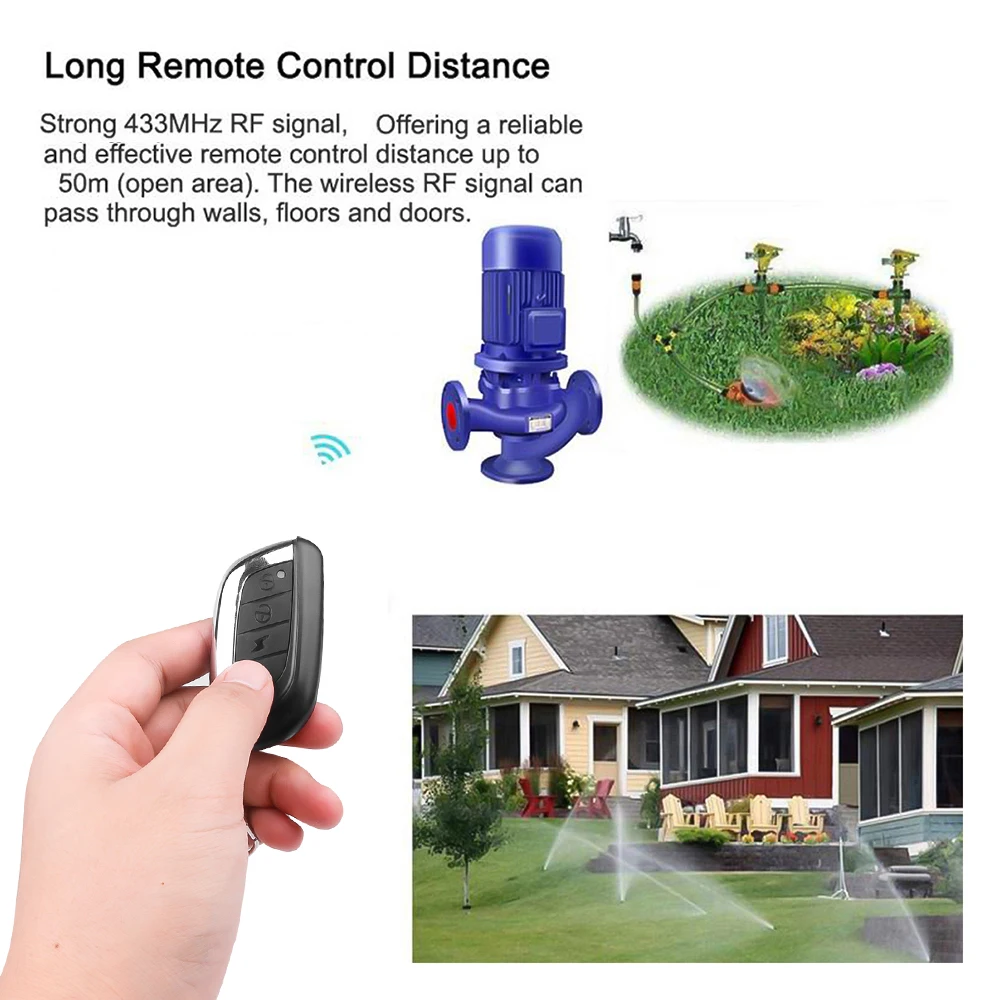 433 MHZ Duplicate 4-button Remote Control for Barrier Door Electric Gate Garage Car Alarm | Электроника
