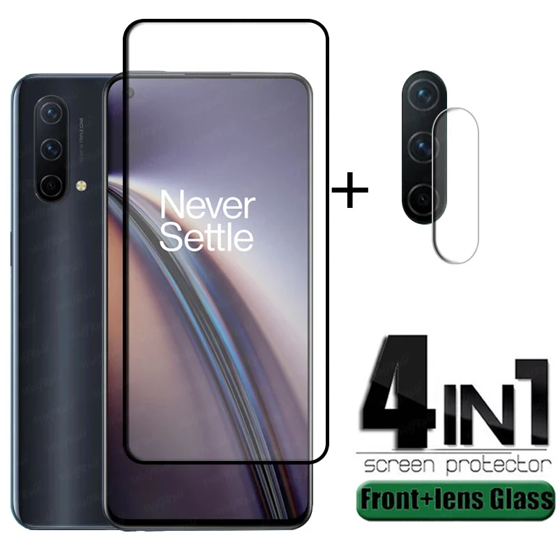 4-in-1 For Oneplus Nord CE 5G Glass For Oneplus Nord CE 5G Tempered Glass HD Screen Protector For Oneplus Nord CE 5G Lens Glass