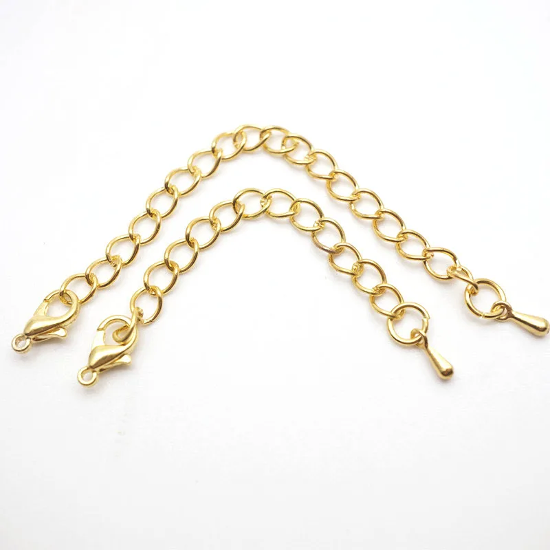 Удлиненная цепочка для браслета 50 70 мм ожерелья/расширитель хвоста с застежками