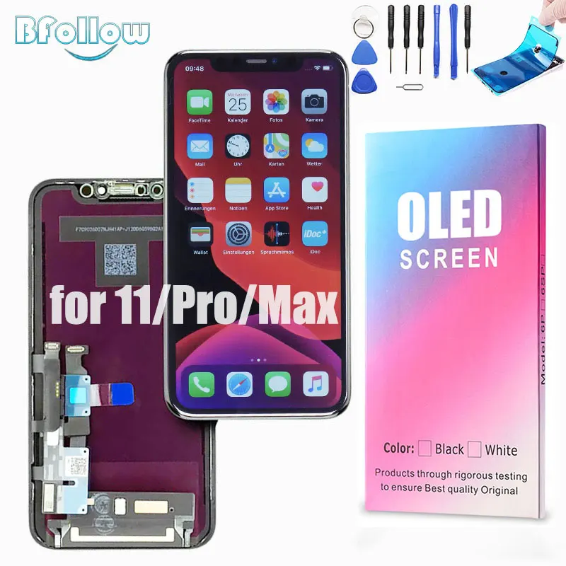 Оригинальный oled дисплей BFOLLOW для iPhone 11 / Pro Max сменный в сборе|Экраны мобильных