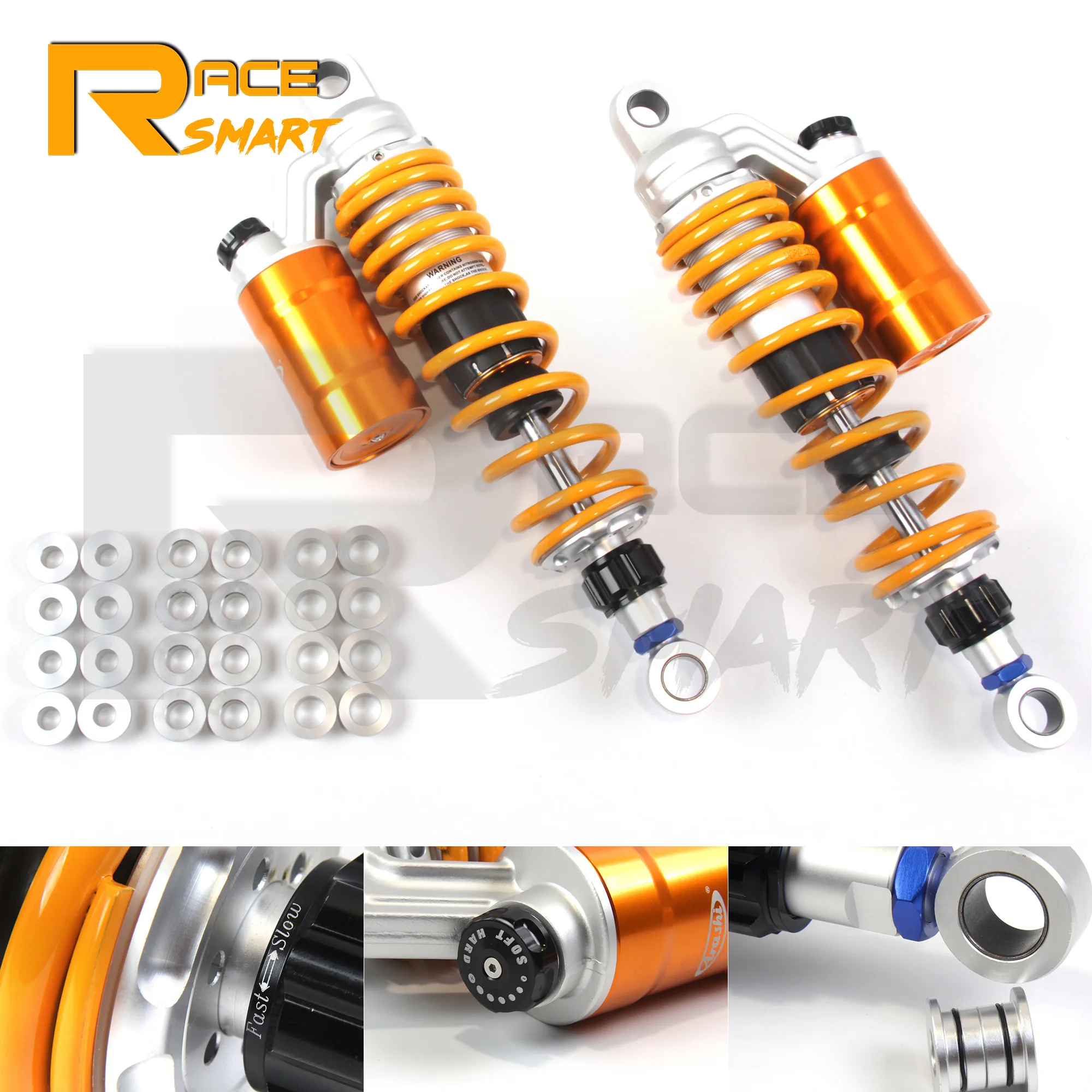 360 мм для индийского скаута Sixty мотоциклетная Подвеска Регулируемая азотная