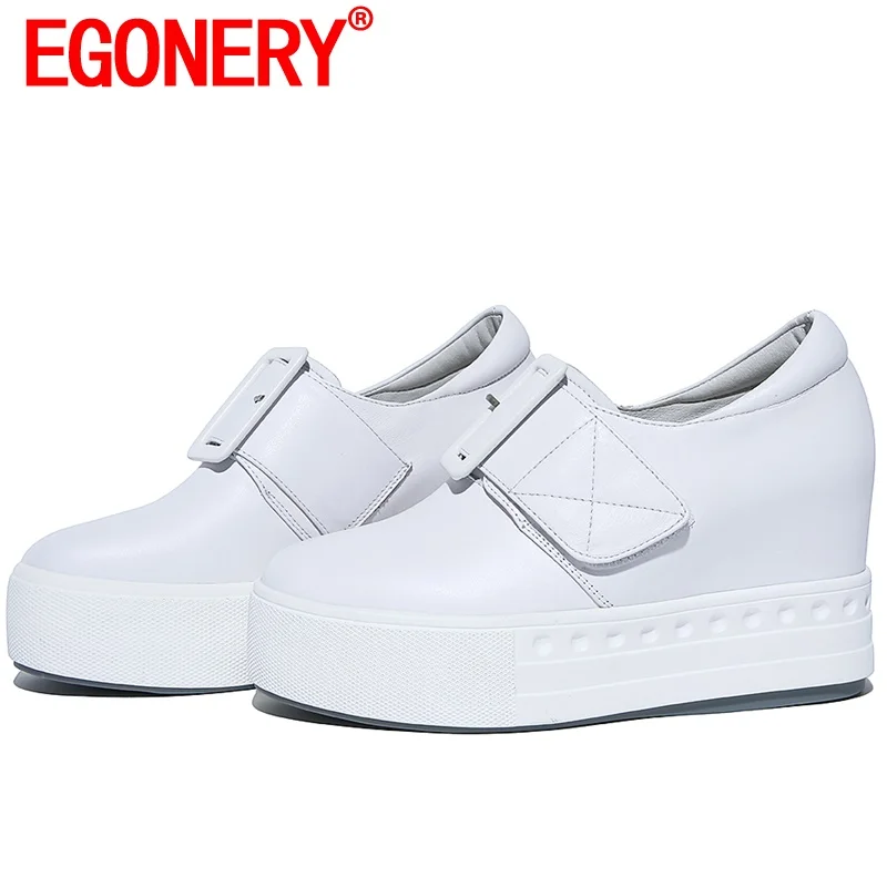 

EGONERY Новинка осени узор: скошенный каблук; Модные туфли с круглым носком в сдержанном стиле Женская обувь в деловом стиле; Удобная на платфор...