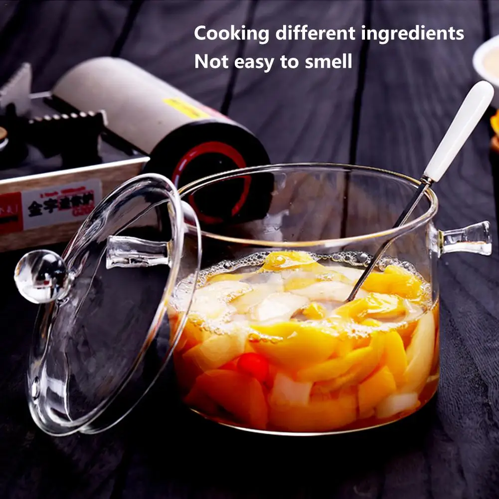 Высококачественная кастрюля из боросиликатного стекла горшок для здоровья с