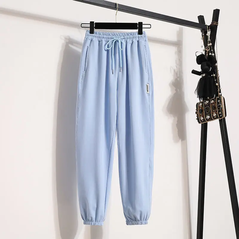 

Summer Candy Color Pants women loose look thin 2021 new style casual fashion sweatpants women