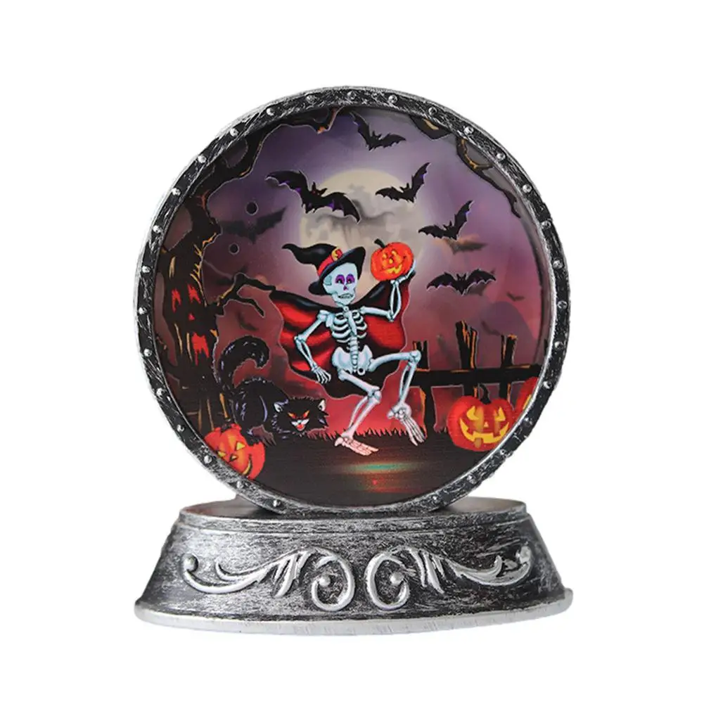 Новая Античная бронзовая зеркальная лампа ручной работы Украшение Джек-о-фонари