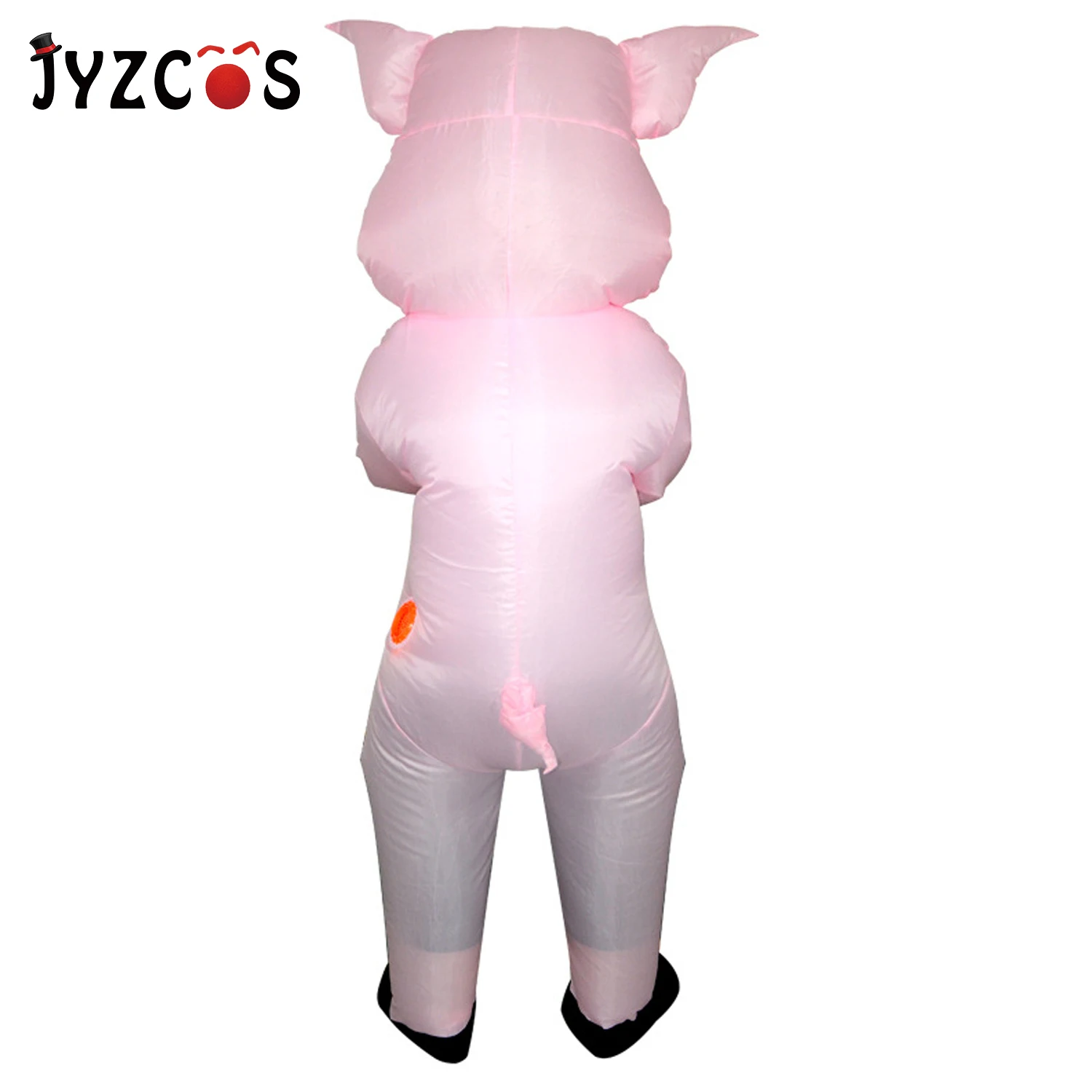 JYZCOS розовая свинья Надувной Костюм Свиньи для взрослых животных Хэллоуин Карнавал Косплей партии нарядное платье для женщин и мужчин наряд на день рождения