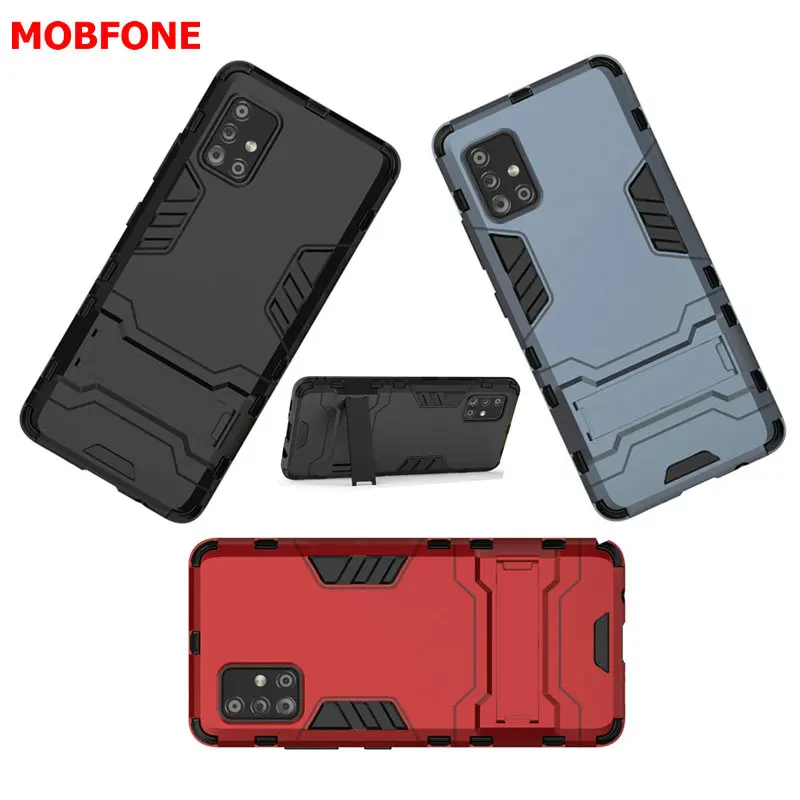 Ударопрочный чехол подставка для Samsung Galaxy A52 A72 A02S A12 A32 A42 A51 A71 A01 A41 A11|Бамперы| |