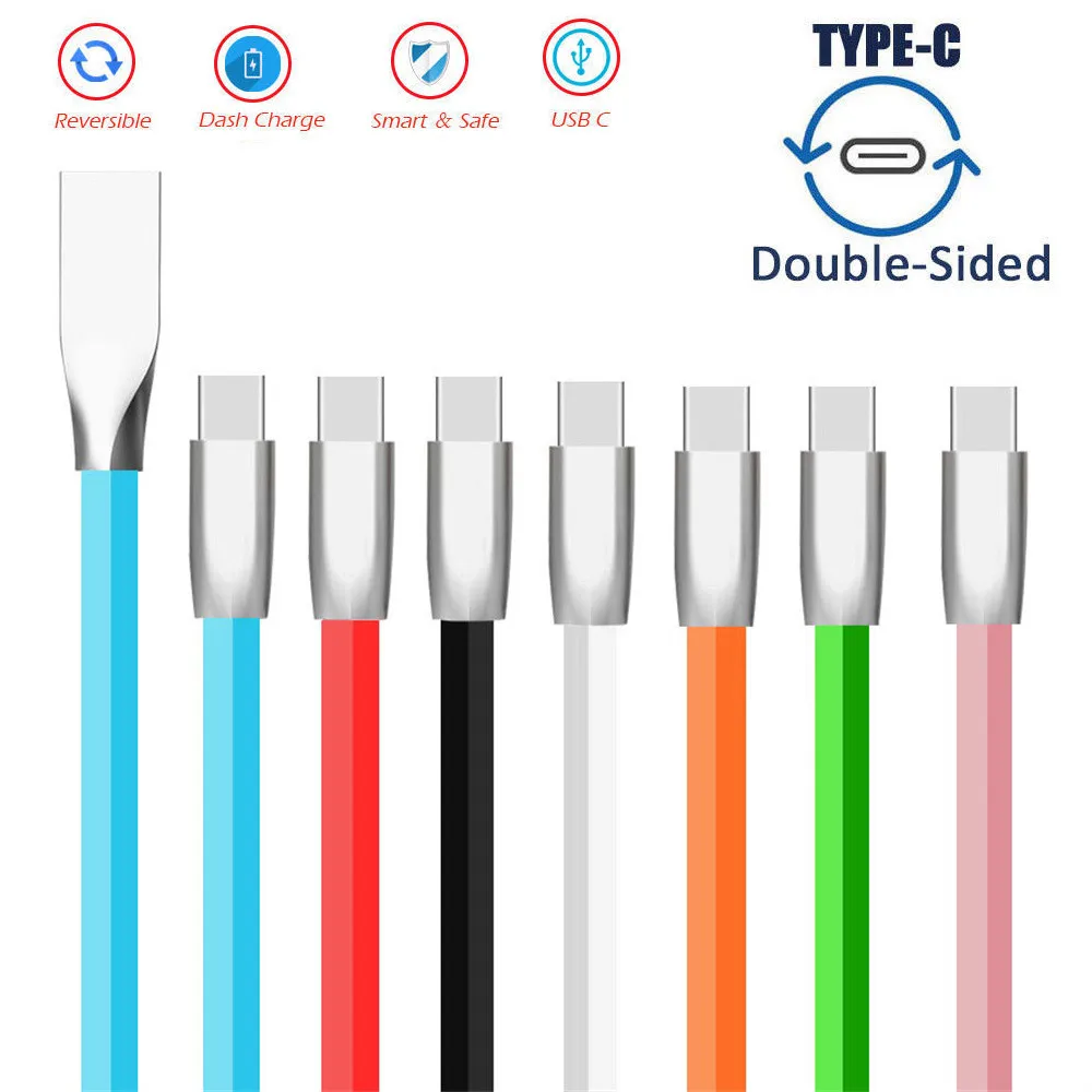 1 м USB кабель Type-C с автоматическим отключением быстрой зарядки нейлон для Samsung Galaxy