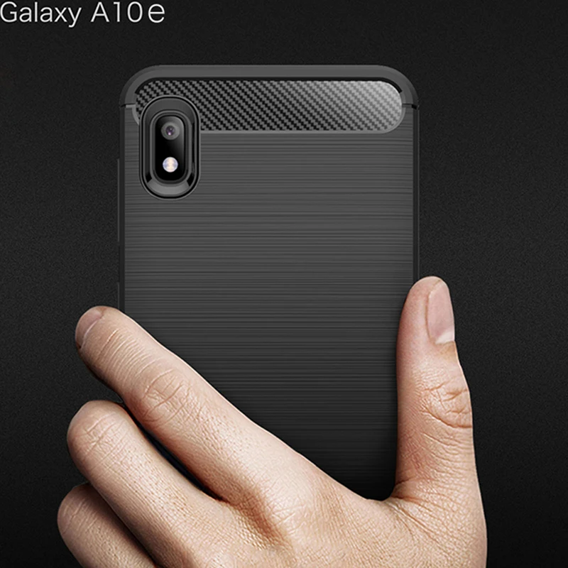 Чехол для Samsung Galaxy A10e чехол из углеродного волокна с полной защитой 360 телефона A 10e