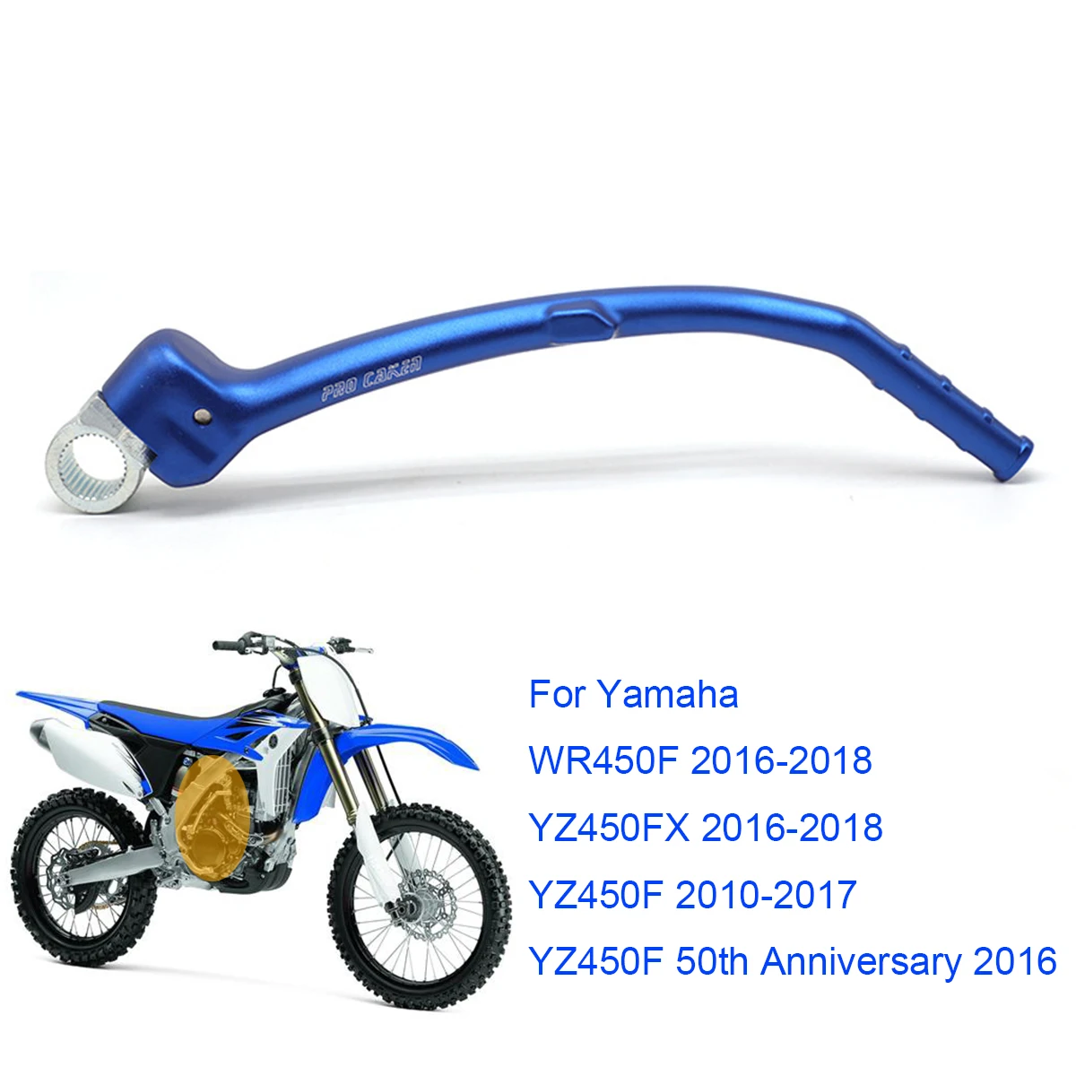 

Motorcycle Kick Start Starter Lever Pedal For Yamaha WR450F YZ450F YZ450FX WR YZ 450F 450FX 450 F FX WRF YZF 450 2010-2018