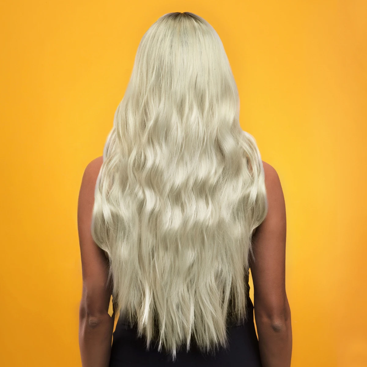 

Парик Netgo для женщин светлый синтетический с эффектом омбре, розовые длинные волнистые парики средней длины, термостойкие волосы для повсед...