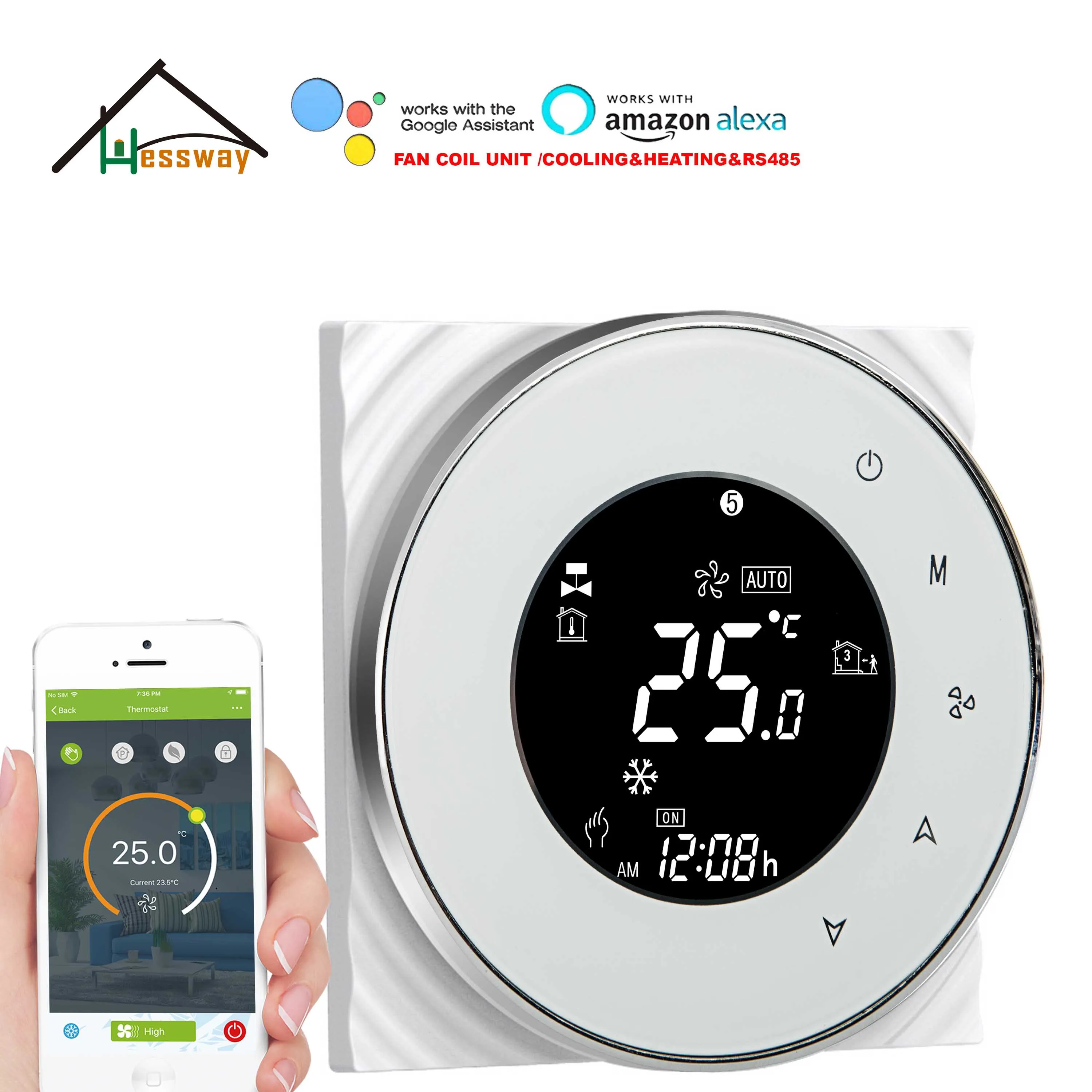 Термостат HESSWAY 4p и 2p RS485 с поддержкой Wi Fi|Приборы для измерения температуры| |