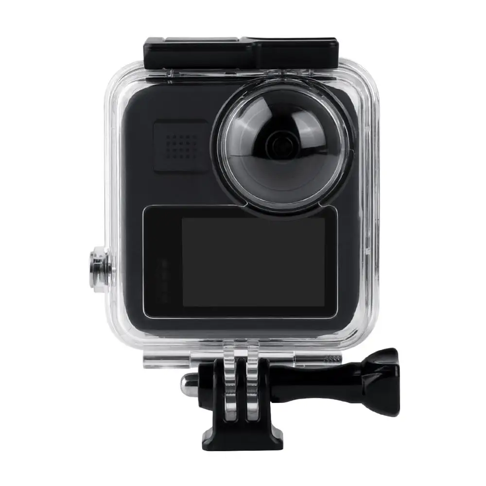 Pаспродажа Водонепроницаемый чехол для Gopro Max, водонепроницаемый чехол для панорамной экшн-камеры, защитная коробка для дайвинга, аксессуары для Gopro Max, ...