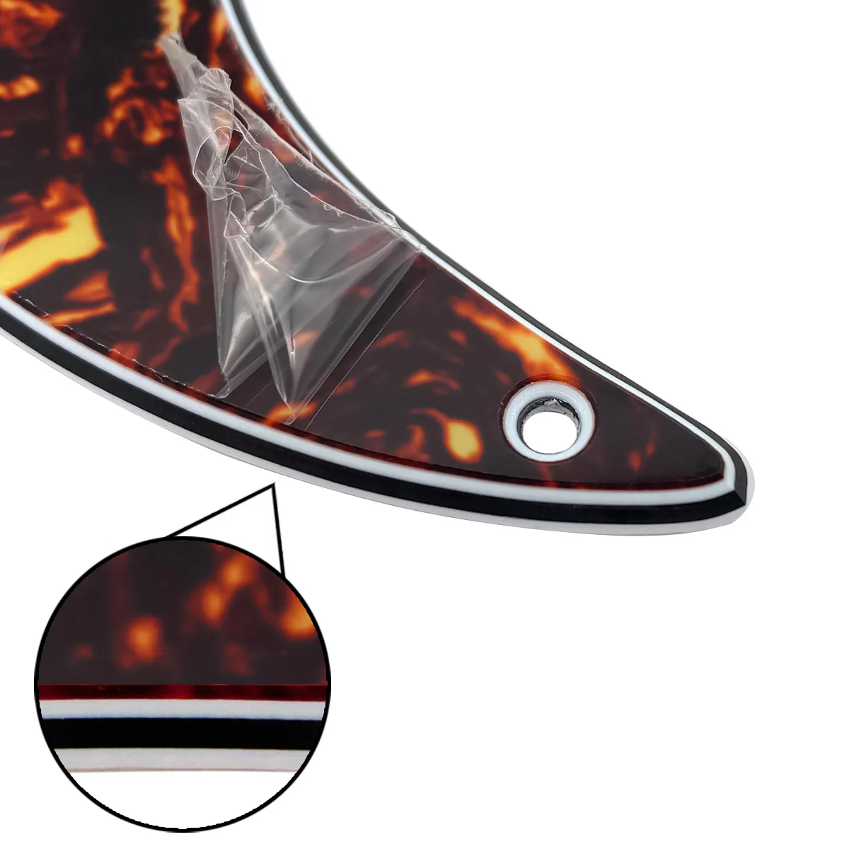 NEW Brown Tortoise 11 Hole HH Guitar Pickguard Scratch Plate &amp Tremolo Spring Cover Back Screws for ST Parts | Спорт и