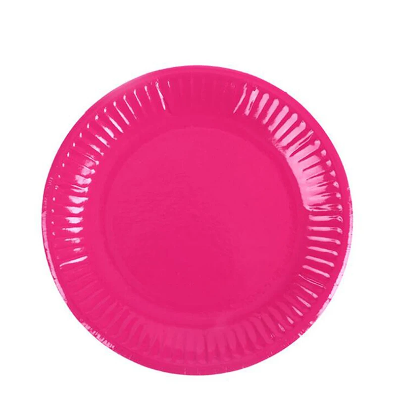 10 шт./упак. Семья вечерние Бумага тарелка круглыми пластинами принадлежности