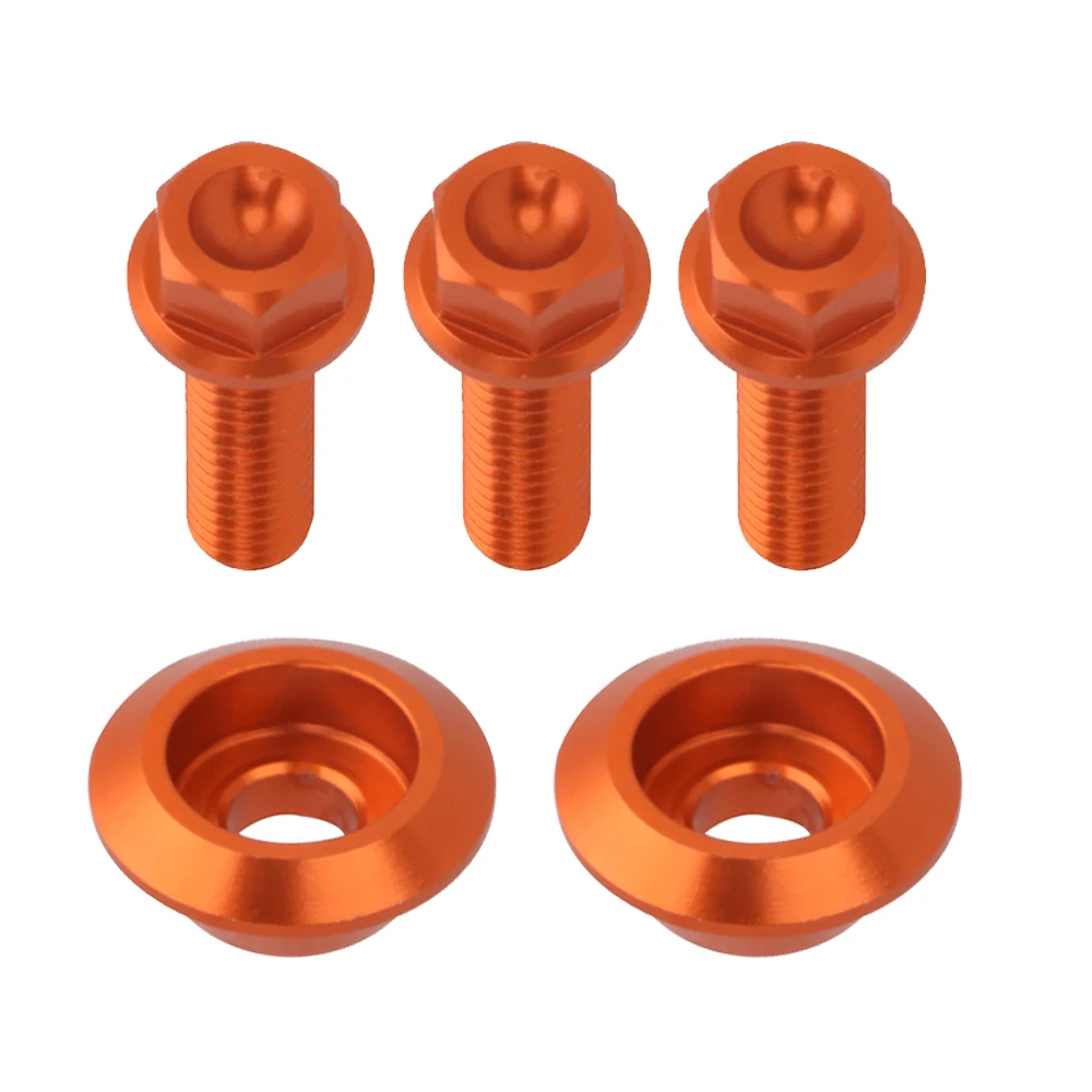 Motorcycle Fork Guard Front Rear Fender Number Plante Radiator Shrouds Bolts Screws For KTM SX XC EXC XCW 125 150 250 350 450 | Автомобили