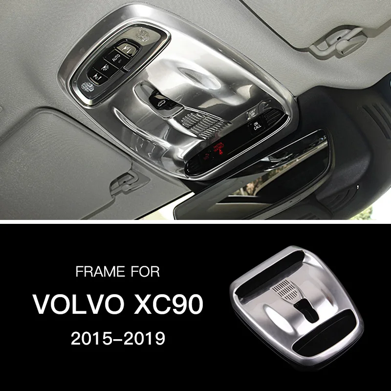 AIRSPEED хром ABS нержавеющая сталь для VOLVO XC90 аксессуары украшение автомобиля стикер Интерьер Литье - Название цвета: G