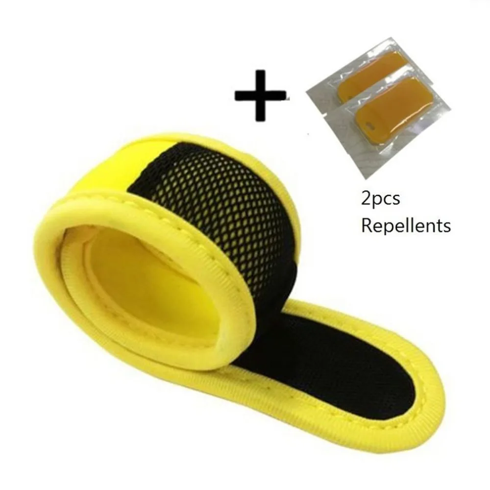 Adjustable Adult Children Anti Mosquito Bug Insect Repellent Bracelet Wrist Band With 2 Refills Drop Shipping | Спорт и развлечения