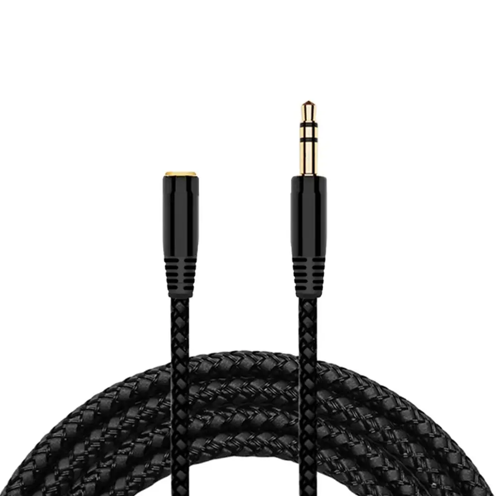 

3.5mm Jack Extension Audio Cable 3m/5m Male to Female Wired Headphones Extension Cable Speaker AUX Cable Cord For PC