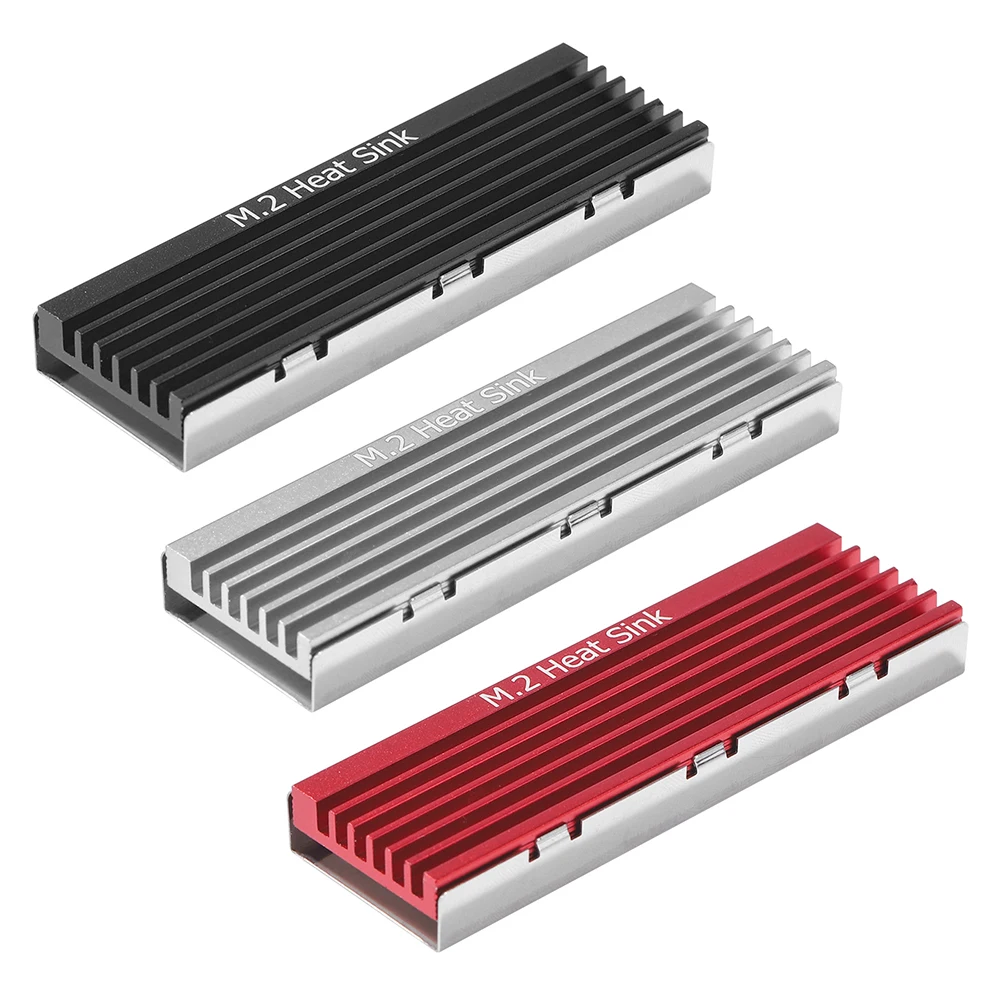 

Радиатор M.2 SSD NVMe, радиатор M2 2280 SSD, алюминиевый радиатор для жесткого диска с термопрокладкой для PCIe SATA M2 ssd PC