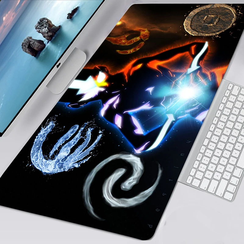 

XXL Аватар Последний коврик для мыши Airbender аниме игровые аксессуары нескользящий коврик для мыши геймерский коврик для клавиатуры коврик для мыши