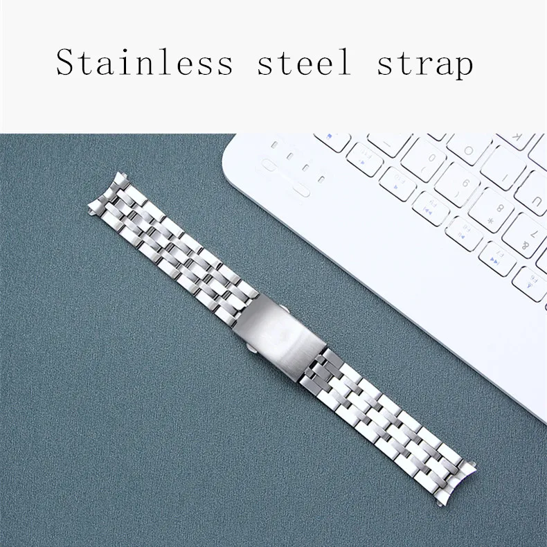 19mm Stainless Steel Watch Band for Tissot T035 T17 T014 T055 Watchband Butterfly Buckle Strap Wrist Bracelet Watchband