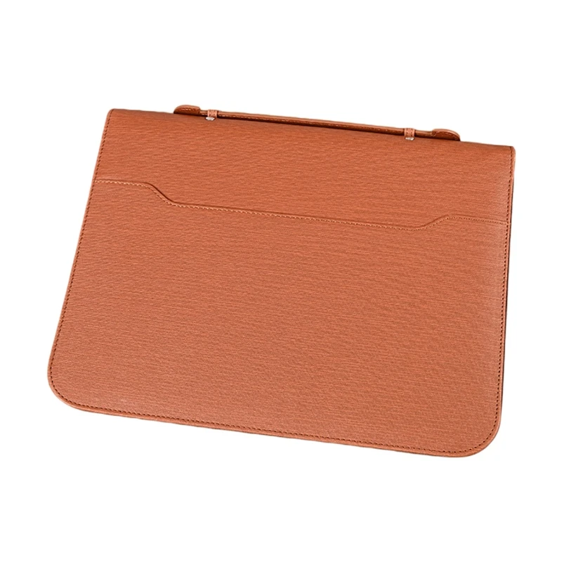 

A4 PU Leather File Folder with Calculator Organizer Document Pads Portfolio Bag 1XCB