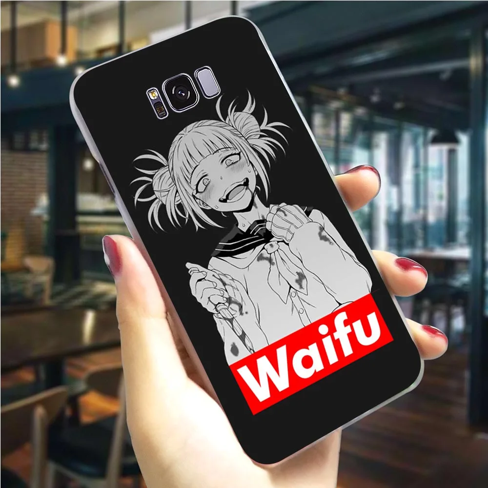 Жесткий чехол Sugoi Senpai Anime Waifu для телефона Galaxy A3 A3/A5 A6 A8 Plus/A7 A9 2018 A10 A20 A30 A40 A50 A60 A70