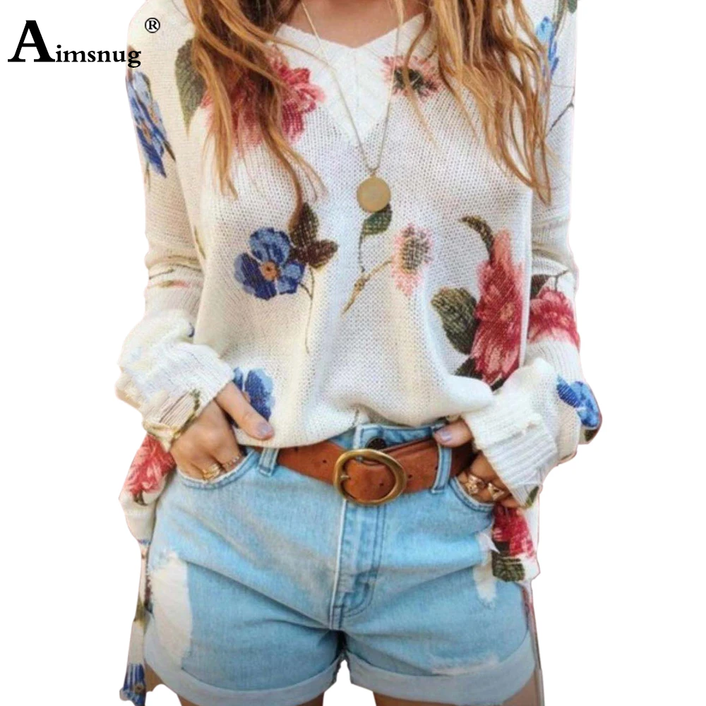 

Женская туника с длинным рукавом и цветочным принтом, размеры до 5xl