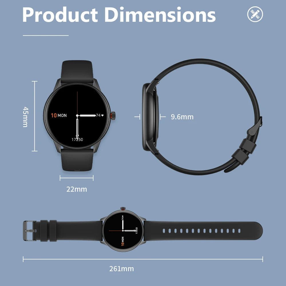 feooe greentiger pro smart watch smart wearable device call reminder ip68 waterproof bluetooth sport watch music smartwatch yd free global shipping