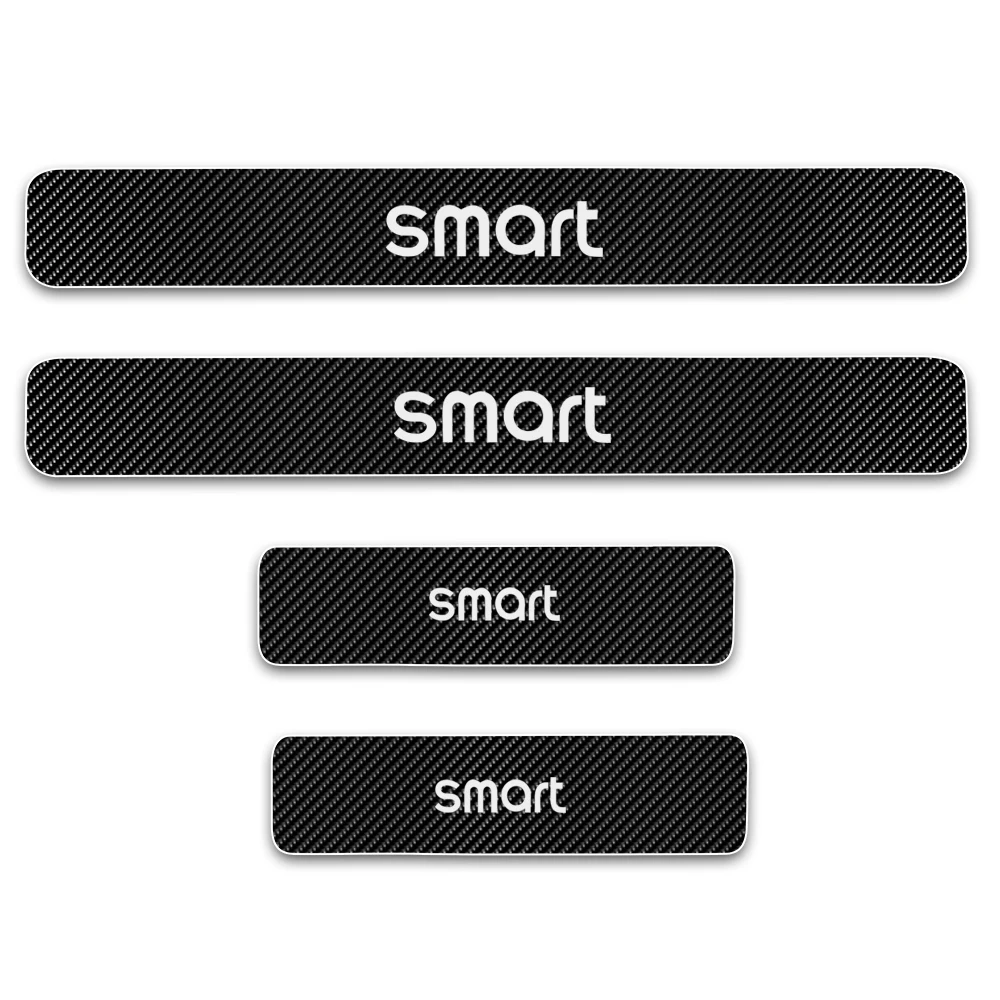 4 шт. наклейки на пороги автомобиля из углеродного волокна |