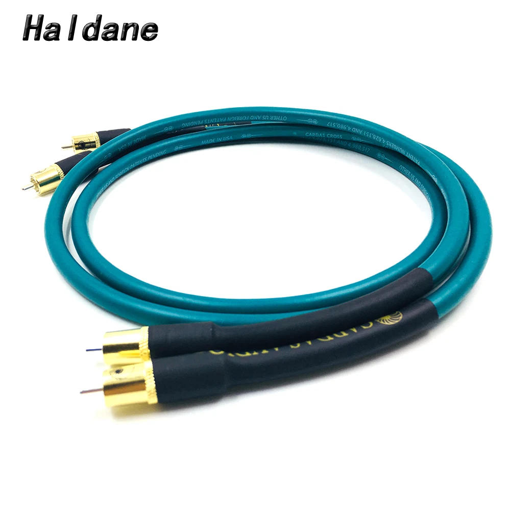 

Haldane Pair HIFI Cardas Gold Plated RCA Interconnect Cable RCA Socket Cardas Cross Audio Amplifier CD DVD Player Speaker Cable