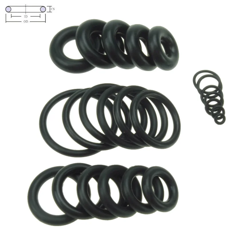 

CS 2.4mm OD8-160mm NBR Rubber O Ring O-Ring Oil Sealing Gasket Automobile Sealing