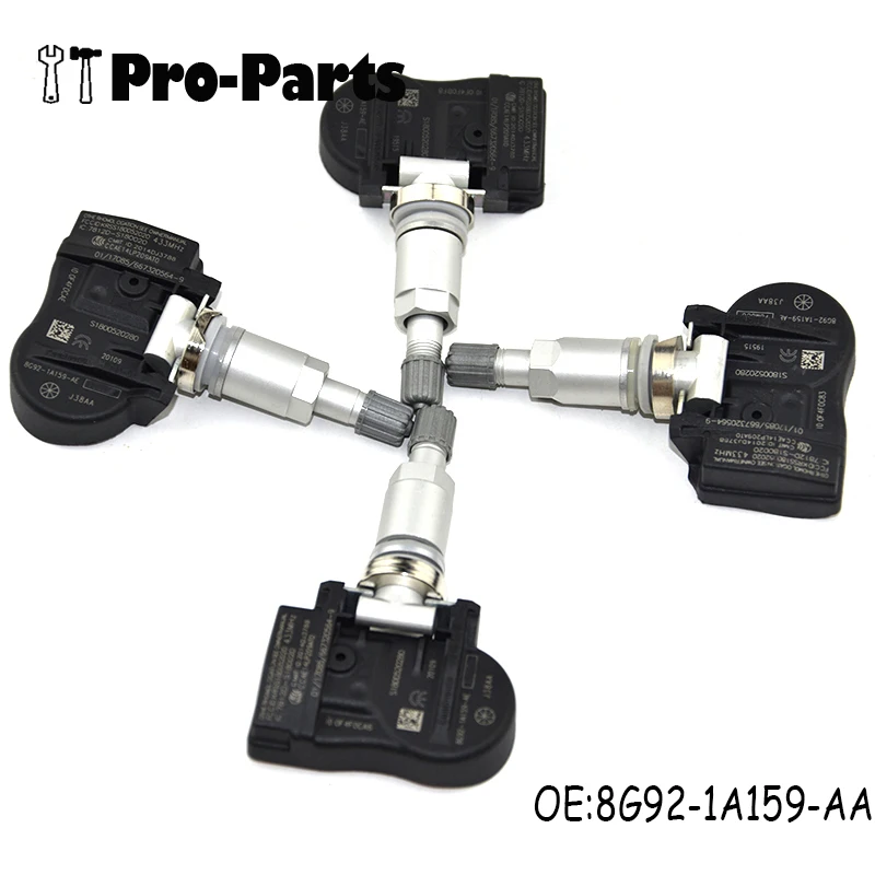 Датчик давления в шинах TPMS для Land Rover Peugeot 307 Citroen C5 C6 Mazda 8G92-1A159-AA 433 МГц | Автомобили и