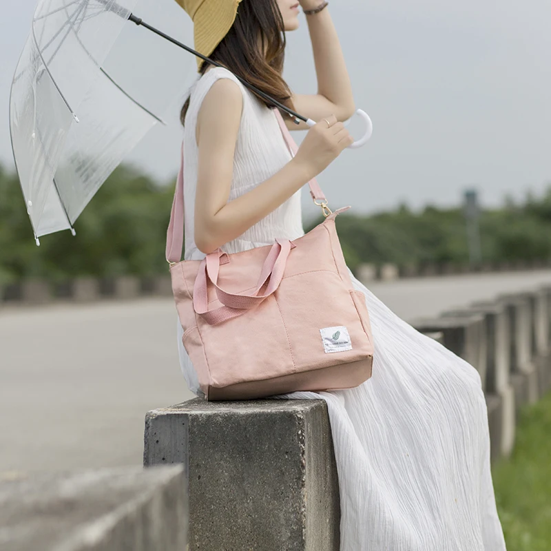 

NYHED New Canvas Tote Bag Harajuku Style Handbags Female Fashion Bags