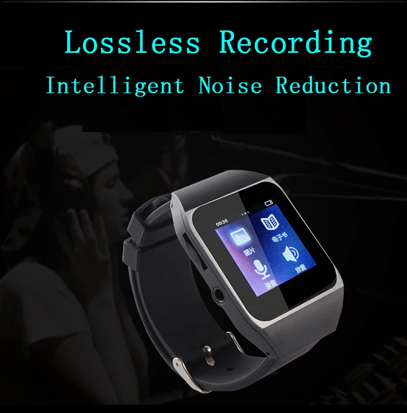Сенсорный экран портативный MP3-плеер 4 ГБ 8 ГБ Bluetooth спортивный музыкальный плеер с fm-радио без потерь Музыкальный плеер часы