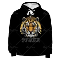 spring and autumn tiger logo 3d print hoodie men women street hip hop rock youth clothes urban style animal pattern sweatshirts