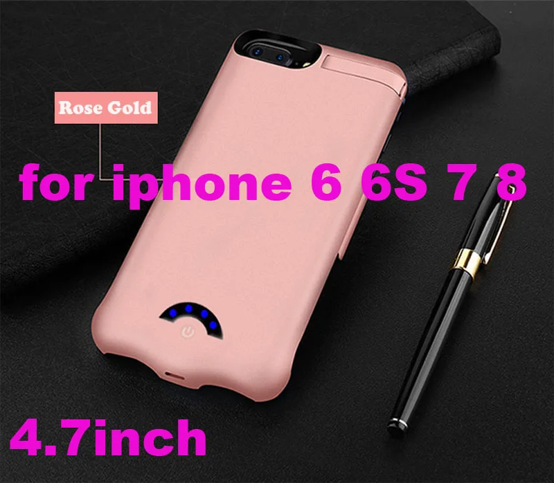 for iphone 6 7 8 10000 мАч чехол для зарядного устройства для iPhone 6 6s 7 8 X чехол для аккумулятора телефона зарядное устройство для iPhone 6 6s 7 8 Plus внешний аккумулятор чехол - Цвет: for iphone 6 7 8